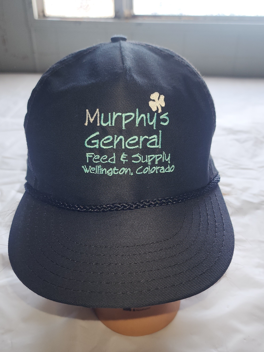 Murphy's General Feed & Supply BLACK Embroidered Snapback Hat